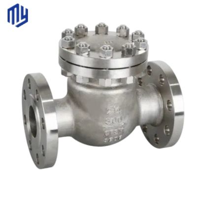 DN200 de aço inoxidável 8 polegadas PN16 duplo tipo de flange sem retorno válvula de verificação de balanço
