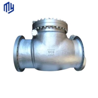 DN200 de aço inoxidável 8 polegadas PN16 duplo tipo de flange sem retorno válvula de verificação de balanço