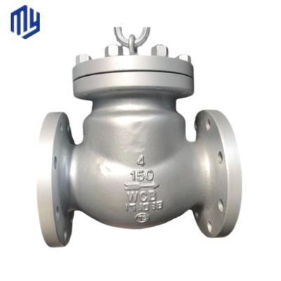 DN200 de aço inoxidável 8 polegadas PN16 duplo tipo de flange sem retorno válvula de verificação de balanço
