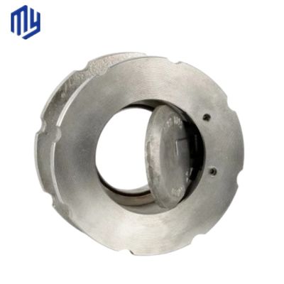 Flanca manual de aço inoxidável Pn25 DN 50 Wafer Lift Single Plate Swing Check Valve para válvula de drenagem