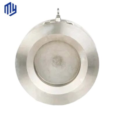 Flanca manual de aço inoxidável Pn25 DN 50 Wafer Lift Single Plate Swing Check Valve para válvula de drenagem
