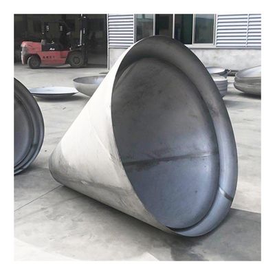 Tanque de aço carbono cabeça de cone de fundo terminações de prato com conexão OBM de soldagem personalizada