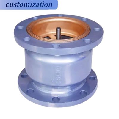 Estrutura do diafragma Hc41x Pn10 Pn16 Sump Pump Double Flange Muffler Silent Check Valve