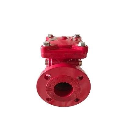 Suporte personalizado de válvula de verificação de balanço de gás sem retorno DN 600 para mídia de gás e suporte OEM