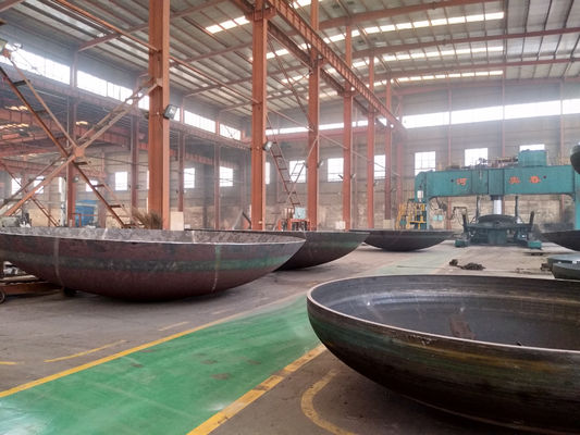 Cabeça de tanque de armazenamento de água de aço inoxidável industrial com tampa de extremidade circular