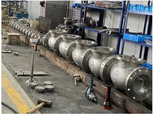 Válvula de controlo de balanço Dn 600 de média de alta temperatura com projeto de estrutura de diafragma