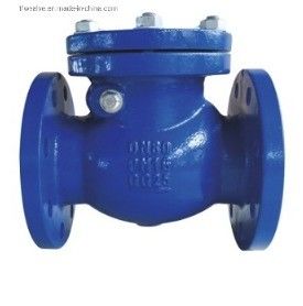 Válvula de verificação de balanço com parafuso BS5163 para temperatura média de qualidade industrial
