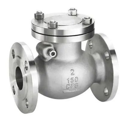 Válvula de verificação de balanço com parafuso BS5163 para temperatura média de qualidade industrial