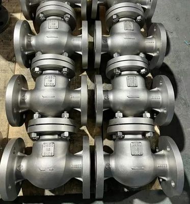 Válvula de verificação de balanço com parafuso BS5163 para temperatura média de qualidade industrial
