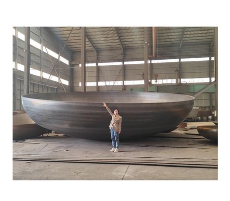 ASME Standard 304 Tubo de aço inoxidável de encaixe de cabeça de ponta esférica torisférica