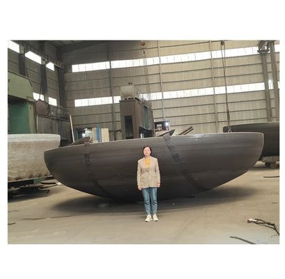 OEM Hemisfério Elípsoidal Polishing Pipe End Dished Sanitary Tank Manhole Cover