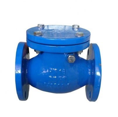6 polegadas / 8 polegadas de ferro dúctil CI PN16 válvula de verificação de balanço de flange para suporte personalizado ODM