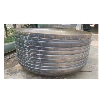 ASME Pressure Vessel Flat Bottom Ends Equal Cap Esférico Construção Competitiva