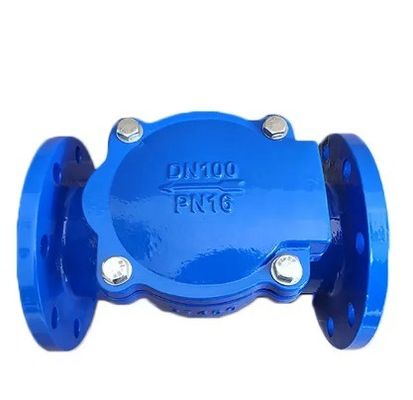 Serviço personalizado 2 polegadas 3 polegadas 4 polegadas de ferro dúctil válvula de verificação de disco de borracha de flange ANSI