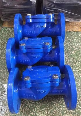 Flanca de ferro fundido, flexível, EPDM, colagem de balanço sem retorno, válvula de retenção de ferro flexível para água