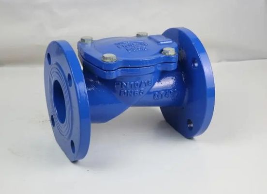 Flanca de ferro fundido, flexível, EPDM, colagem de balanço sem retorno, válvula de retenção de ferro flexível para água