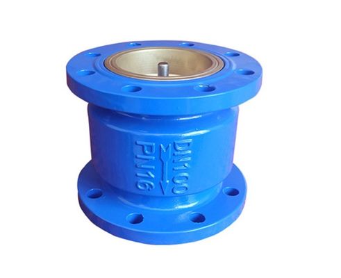 Valva de controlo de tipo silencioso de flanges de ferro fundido para a prevenção eficaz do refluxo