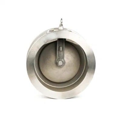 Medição de água DN 50 Wafer Lift Single Plate Swing Check Valve Flange de aço inoxidável Pn25