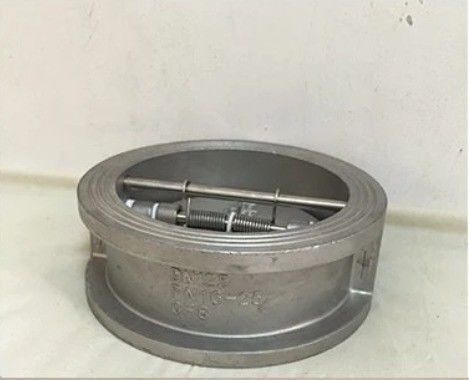 Medição de água DN 50 Wafer Lift Single Plate Swing Check Valve Flange de aço inoxidável Pn25