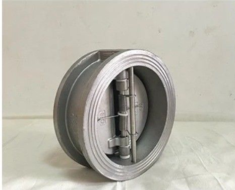 Medição de água DN 50 Wafer Lift Single Plate Swing Check Valve Flange de aço inoxidável Pn25