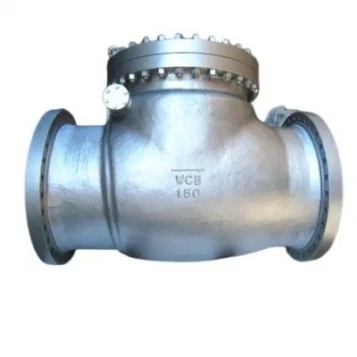4 polegadas CF8 WCB de aço carbono Flange balanço válvula de verificação certificado completo e manual