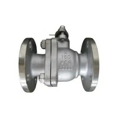2205 Ferro inoxidável Full Port Floating 2PC Flange Ball Valve Gas and Hydraulic Ready