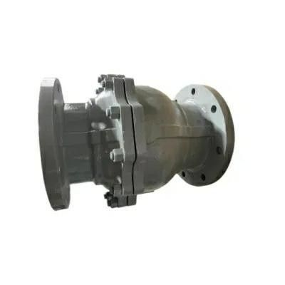Média de alta temperatura 3PC válvula de esferas Ss manual com flange com aço inoxidável flutuante