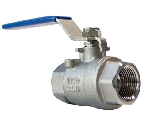 DN20-NPT 2PC válvula de esferas de aço inoxidável para suporte ao serviço pós-venda