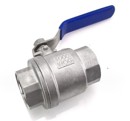 DN20-NPT 2PC válvula de esferas de aço inoxidável para suporte ao serviço pós-venda