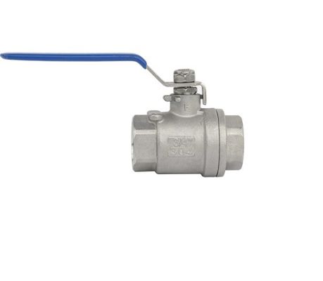 1/2/3PC válvula de esfera de aço inoxidável com instalação de tubos e suporte Serviço pós-venda