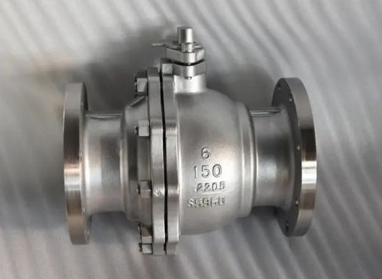 Válvula de esfera de flange 2PC com funções de atuador pneumático/elétrico