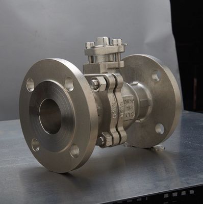Válvula de esfera de flange 2PC com funções de atuador pneumático/elétrico