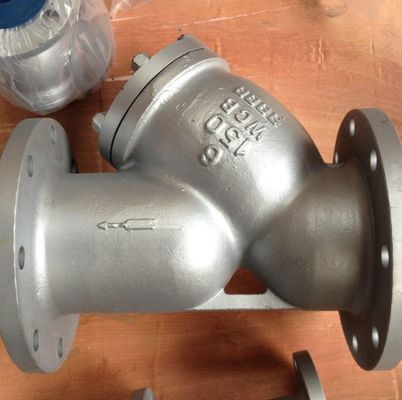 Corpo SS personalizado DIN AWWA Ferro fundido Flanged Y Estirador Tipo Y Estirador de cesta Filtro Estirador de água