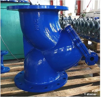 Corpo SS personalizado DIN AWWA Ferro fundido Flanged Y Estirador Tipo Y Estirador de cesta Filtro Estirador de água