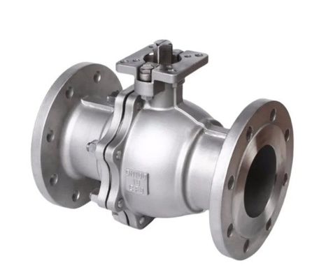 CF8/CF8m/Flutuante de aço carbono tipo 2PC válvula de esferas de flange para água e segurança contra incêndio