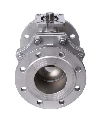 CF8/CF8m/Flutuante de aço carbono tipo 2PC válvula de esferas de flange para água e segurança contra incêndio