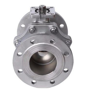 CF8/CF8m/Flutuante de aço carbono tipo 2PC válvula de esferas de flange para água e segurança contra incêndio