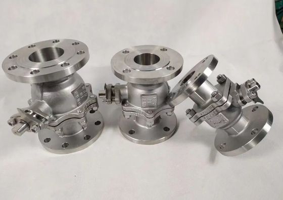 ANSI Classe 150 Valva de bola de flange de fundição de investimento à prova de incêndio Wcb/CF8/CF8m