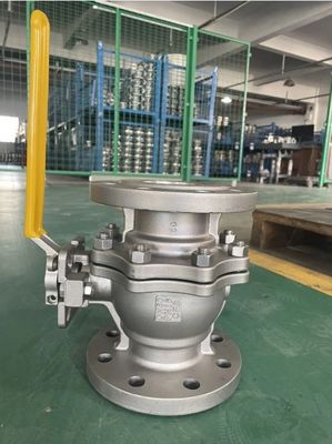Dn15-200 WCB SS201 SS304 SS316 válvula de água pneumática com estrutura de travagem
