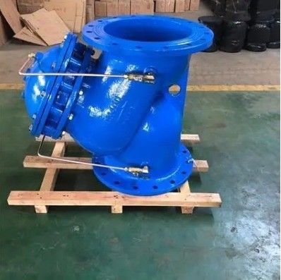 Ferro fundido robusto ANSI 150LB JIS 10K pn16 WCB Diafragma hidráulico de água válvula de controle de bomba multifuncional