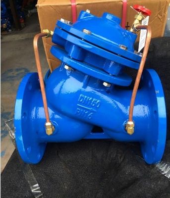 Válvula de regulação automática do fluxo de descarga de água de ferro dúctil PN10 PN16