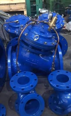 Válvula de regulação automática do fluxo de descarga de água de ferro dúctil PN10 PN16