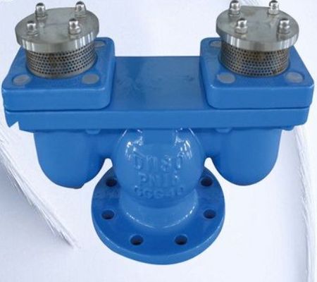 INDUSTRIAL Válvula automática de liberação de ar de dupla abertura para controlo de ar a baixa temperatura