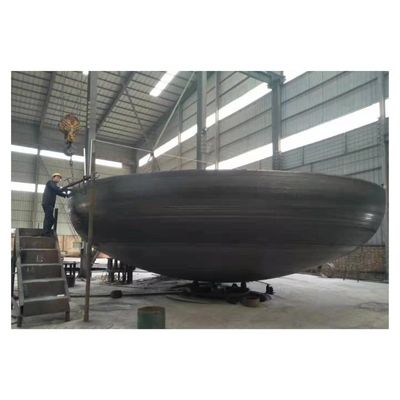 Tanque de fundo hemisférico com extremidades esféricas personalizadas e fundo de material revestido