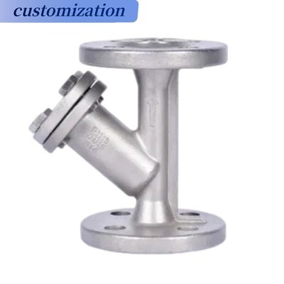 OBM Suporte personalizado de filtro de fio feminino tipo Y para filtragem industrial de água