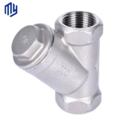 Válvula de filtro de ferro fundido industrial com porte personalizado