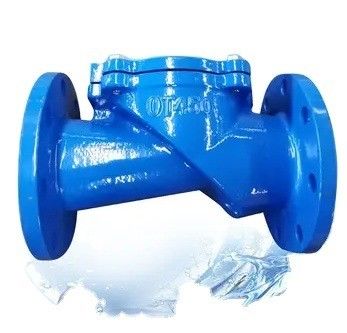 Excelente válvula de controle de balanço de cadeira de flange duplo para liberação de ar em ferro fundido dúctil
