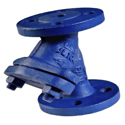 Estripador de válvula industrial Y de tipo flangado fabricado em WCB para meios de temperatura normal