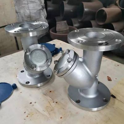 Certificado completo Estirador de aço inoxidável SS304 SS316 PN16 com flange Y para válvulas de escoamento