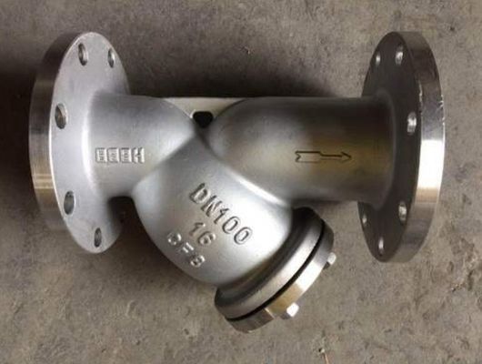 Certificado completo Estirador de aço inoxidável SS304 SS316 PN16 com flange Y para válvulas de escoamento